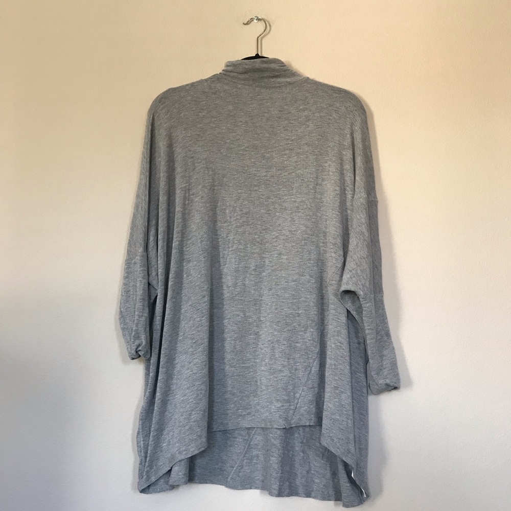 FREE PEOPLE Mock Neck Dolman Terry Tee - Picture 2 of 4